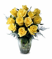 Brighten your Day w / Yellow Rose Bouquet
