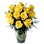 Brighten Your Day w/ Yellow  Rose Bouquet
