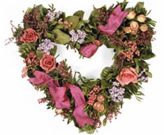 Dried Heart Wreath