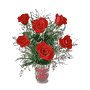 FTD Old Fashioned 6 Rose Bouquet