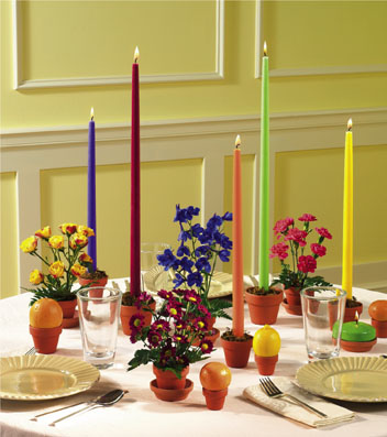 T045-03 Terra-Cotta and Candle Assortment