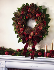 T078-04 Pomegranate Wreath