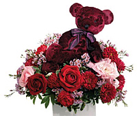 Teleflora's Scent-Sational Sachet Bear Bouquet