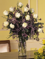 Teleflora T29-01   12  WHITE ROSES