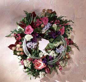 Victorian Dried Flower Wreath