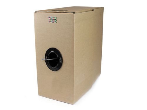 1000 ft Bulk Roll Solit CAT6 Riser Cable, Gray - WIR6CMRGR