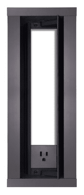 12-space Hydraport BLACK, w/ US Power Outlet - AMX-FG560-03B-NA