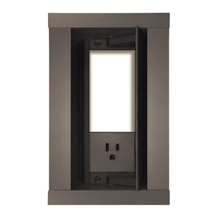 12-space Hydraport SILVER, w/ US Power Outlet - AMX-FG560-03S-NA