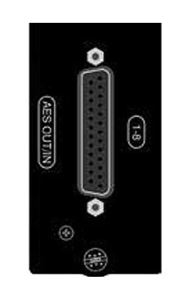 AES/EBU 8+8 D type card with Word Clock - A520.003000SP