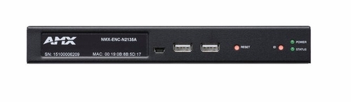 AMX JPEG 2000 1080p Low Latency AV over IP Encoder with KVM, PoE, SFP, HDMI, AES67 Support, Card - NMX-ENC-N2135A-C
