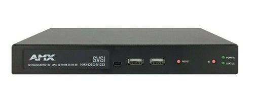 AMX Minimal Proprietary Compression Video Over IP Decoder with KVM AES67 Support, Card - FGN1233A-CD
