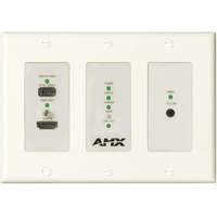AMX N2615D Encoder Wall Plate w/ Dante, Decora Style - AMX-N26E013