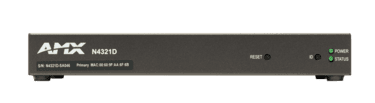 AMX N4321D Audio Transceiver, Dante audio over IP Transceiver - AMX-N43T001