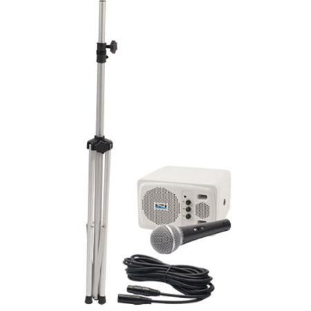 Anchor AN-130PP+ Speaker Monitor Presenter Package with Stand and Wired Mic - AN-130PP+