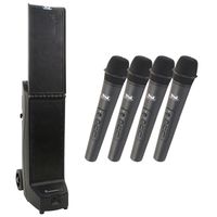 Anchor Audio BIGFOOT-SYSTEM-X4 Virtual System PA + Microphone Package