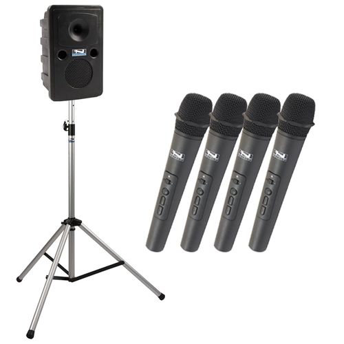 Anchor Audio GO-GETTER-SYSTEM-X4 Virtual System PA + Microphone Package