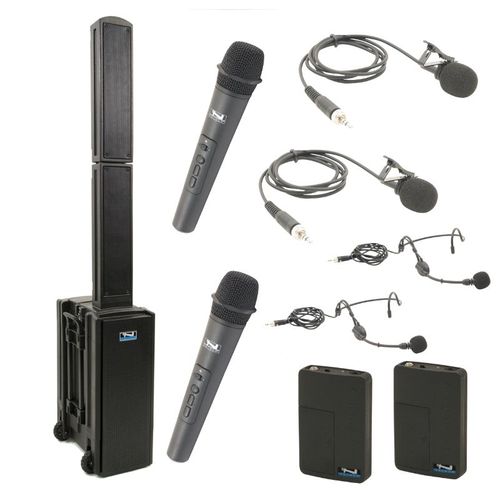 Anchor Audio Legacy BEACON QUAD Package with 4 Wireless mics - BEA-QUAD-HHBB