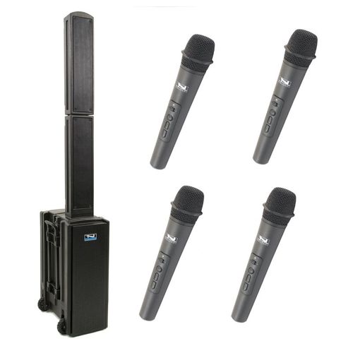 Anchor Audio Legacy BEACON QUAD Package with 4 Wireless mics - BEA-QUAD-HHHH