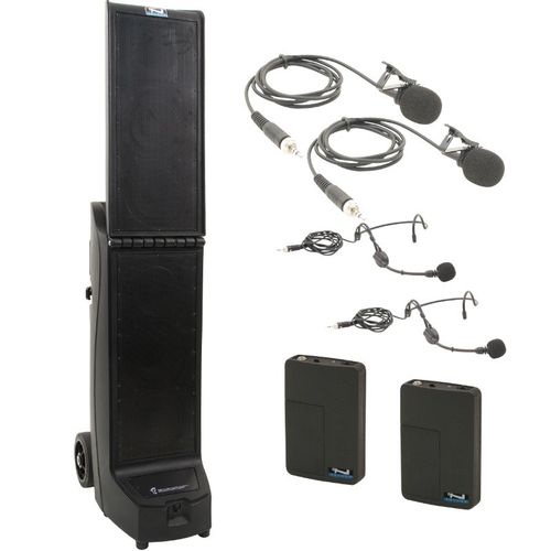 Anchor Audio Legacy BIGFOOT DUAL Package with TWO Wireless mics - BIG-DUAL-BB
