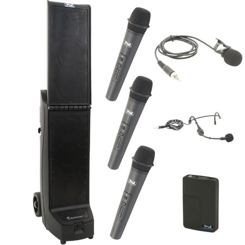Anchor Audio Legacy BIGFOOT QUAD Package with 4 Wireless mics - BIG-QUAD-HHHB