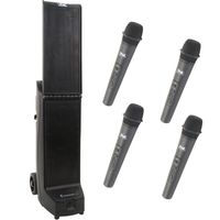 Anchor Audio Legacy BIGFOOT QUAD Package with 4 Wireless mics - BIG-QUAD-HHHH