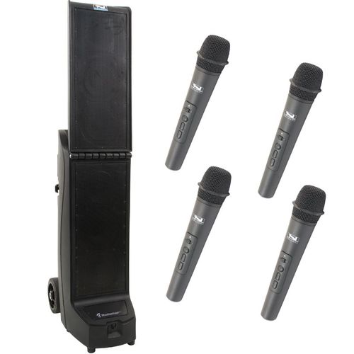 Anchor Audio Legacy BIGFOOT QUAD Package with 4 Wireless mics - BIG-QUAD-HHHH
