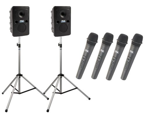 Anchor Audio Legacy GO GETTER DELUXE AIR Package with 4 Wireless mics - GG-DP4-AIR-HHHH