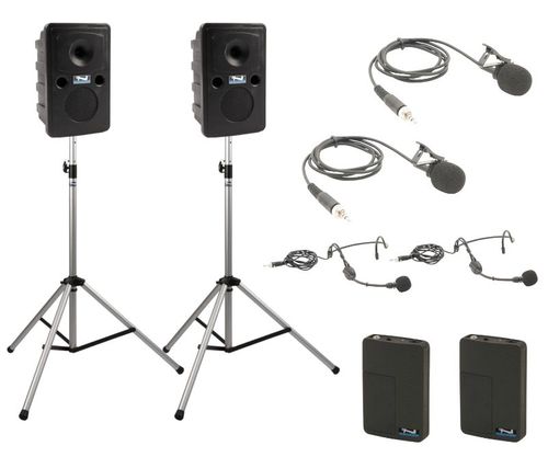 Anchor Audio Legacy GO GETTER DELUXE AIR Package with TWO Wireless mics - GG-DP2-AIR-BB