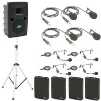 Anchor Audio Legacy LIBERTY BASIC Package with 4 Wireless mics - LIB-BP4-BBBB