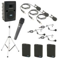 Anchor Audio Legacy LIBERTY BASIC Package with 4 Wireless mics - LIB-BP4-HBBB