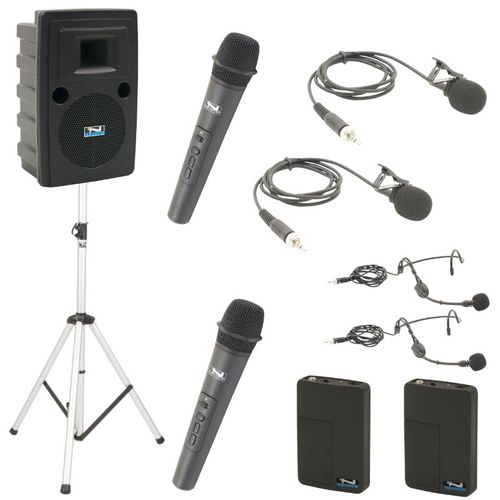 Anchor Audio Legacy LIBERTY BASIC Package with 4 Wireless mics - LIB-BP4-HHBB