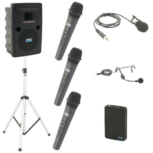 Anchor Audio Legacy LIBERTY BASIC Package with 4 Wireless mics - LIB-BP4-HHHB