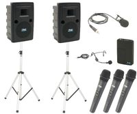 Anchor Audio Legacy LIBERTY DELUXE AIR Package with 4 Wireless mics - LIB-DP4-AIR-HHHB
