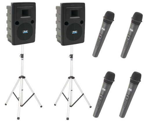 Anchor Audio Legacy LIBERTY DELUXE AIR Package with 4 Wireless mics - LIB-DP4-AIR-HHHH