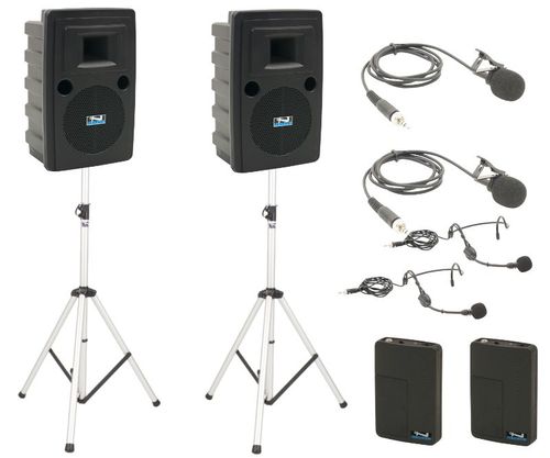 Anchor Audio Legacy LIBERTY DELUXE AIR Package with TWO Wireless mics - LIB-DP2-AIR-BB