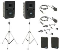 Anchor Audio Legacy LIBERTY DELUXE AIR Package with TWO Wireless mics - LIB-DP2-AIR-BB