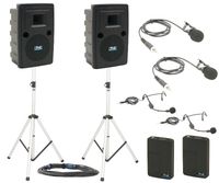 Anchor Audio Legacy LIBERTY DELUXE Package with TWO Wireless mics - LIB-DP2-BB