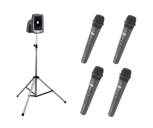 Anchor Audio Legacy MEGAVOX BASIC Package with 4 Wireless mics - MEGA-BP4-HHHH