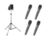 Anchor Audio Legacy MEGAVOX BASIC Package with 4 Wireless mics - MEGA-BP4-HHHH