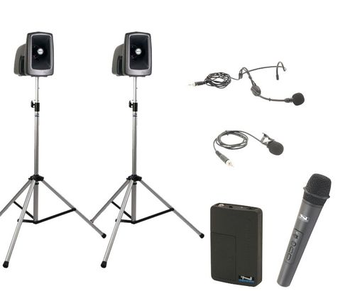 Anchor Audio Legacy MEGAVOX DELUXE AIR Package with TWO Wireless mics - MEGA-DP2-AIR-HB