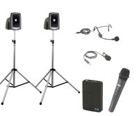 Anchor Audio Legacy MEGAVOX DELUXE AIR Package with TWO Wireless mics - MEGA-DP2-AIR-HB