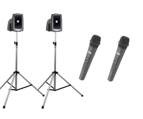 Anchor Audio Legacy MEGAVOX DELUXE AIR Package with TWO Wireless mics - MEGA-DP2-AIR-HH