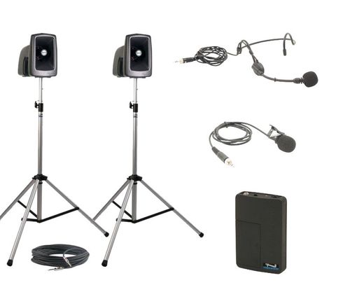 Anchor Audio Legacy MEGAVOX DELUXE Package with ONE Wireless mic - MEGA-DP1-B