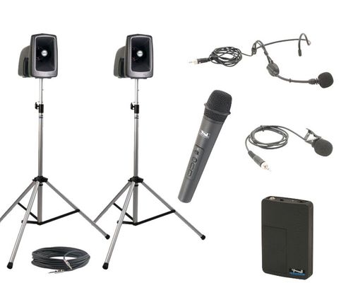 Anchor Audio Legacy MEGAVOX DELUXE Package with TWO Wireless mics - MEGA-DP2-HB