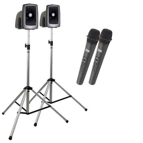 Anchor Audio MEGAVOX-AIR-X2 Virtual System PA + Microphone Package