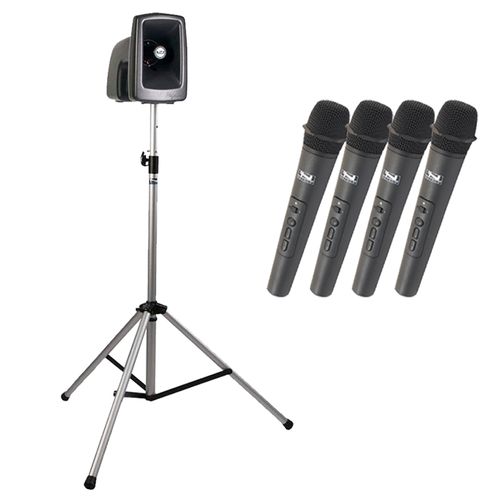 Anchor Audio MEGAVOX-SYSTEM-X4 Virtual System PA + Microphone Package