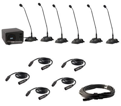 Anchor Six User Conference System with Wireless receiver - CM-6W