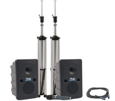 Anchor Go Getter Deluxe Package, with One Built-in Wireless Receiver, CD/MP3 Combo Player, Bluetooth Receiver, and Companion Speaker - GG-DP