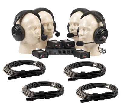 Anchor PortaCom Wired Intercom Package, 4 Users, Includes Cables - COM-40FC/C