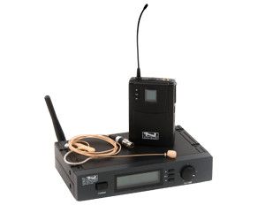 Anchor UHF Wireless Microphone System Package with Wireless Belpack and choice of Handsfree Microphone - UHF-7000US/BP